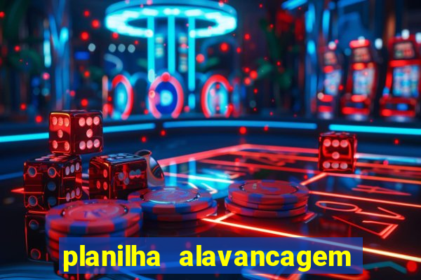 planilha alavancagem de banca